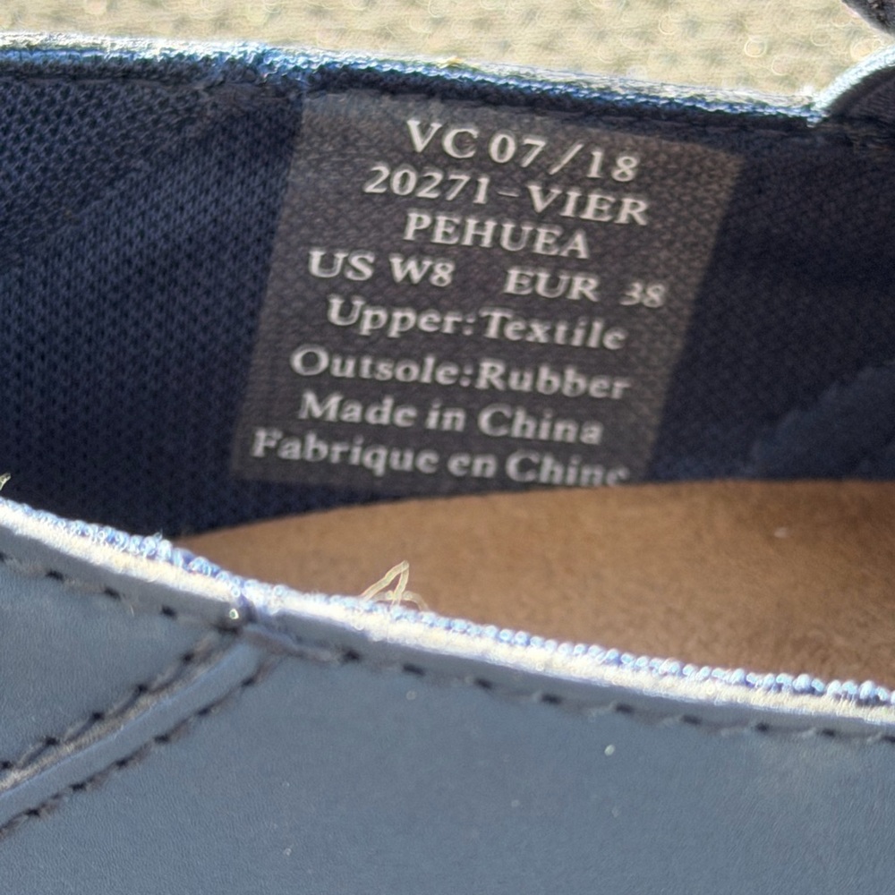Olukai Pehuea Women's Blue Palm Mesh Slip On Sneakers Size 8 - Picture 10 of 13